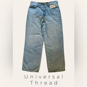 NWT Universal Thread Relaxed Wide Leg Jeans Sz 10